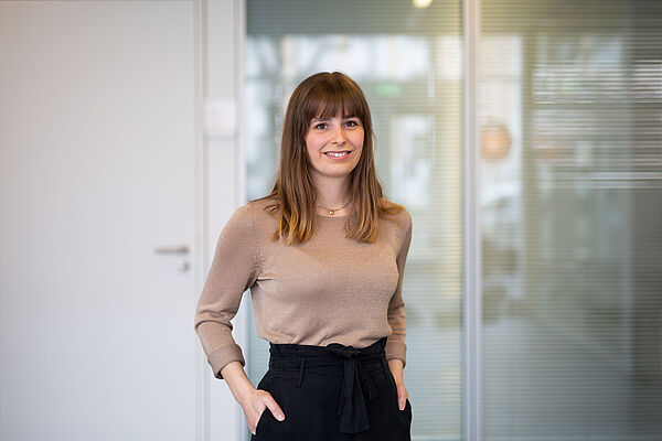 Leslie Klawitter. (Foto: HTWK Leipzig) Porträt junge Frau