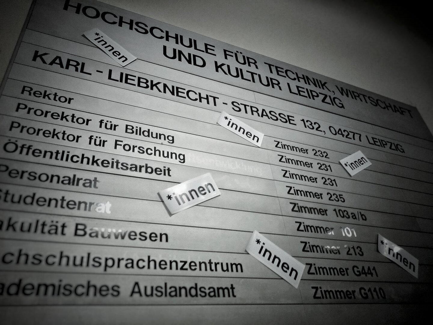 Symbolbild für gendergerechte Sprache mit dem Gender-Sternchen