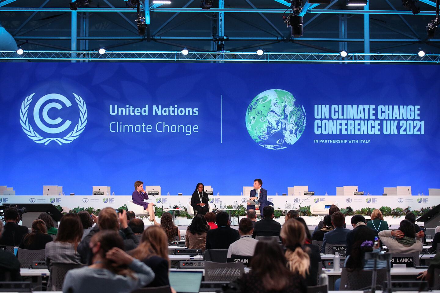 UN-Klimakonferenz 2021 Bei den jährlichen Klimakonferenzen tauscht sich die Staatengemeinschaft zum Fortschritt des Pariser Abkommens aus.