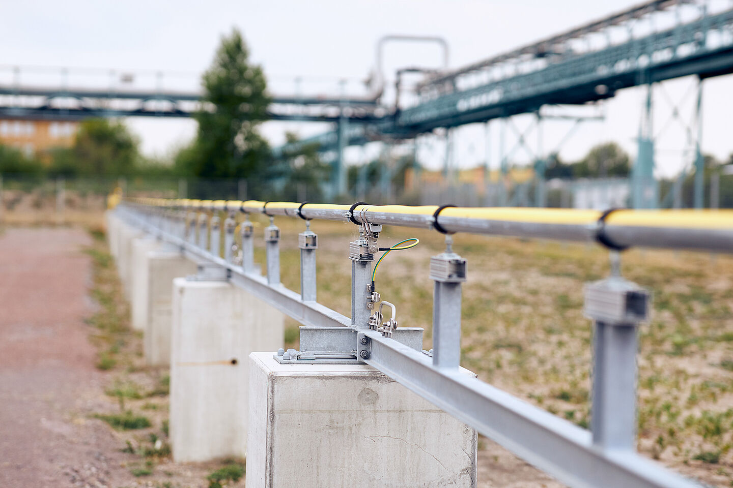 Herzstück des Wasserstoffdorfs Bitterfeld-Wolfen ist ein 1.400 Meter langes Verteilnetz für reinen Wasserstoff