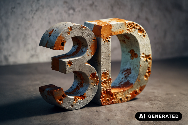 3D Element mit korrodierter Oberfläche/eine Verlinkung des Bildes führt zur Forschungsprojektwebsite