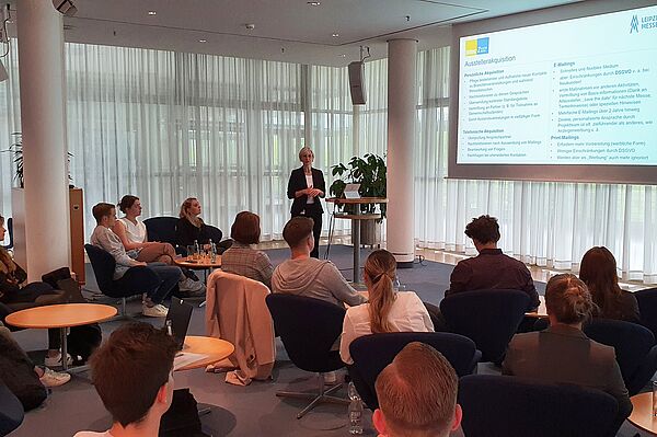 HTWK-Messetag 6.0: Projektdirektorin U. Lange
