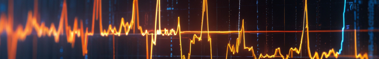 EKG Anzeige digitale Herzfrequenz mit KI-Bildgenerator erstellt