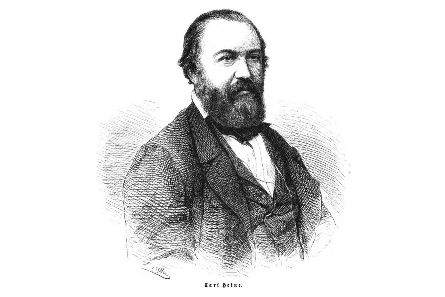 black and white sketch of the portrait