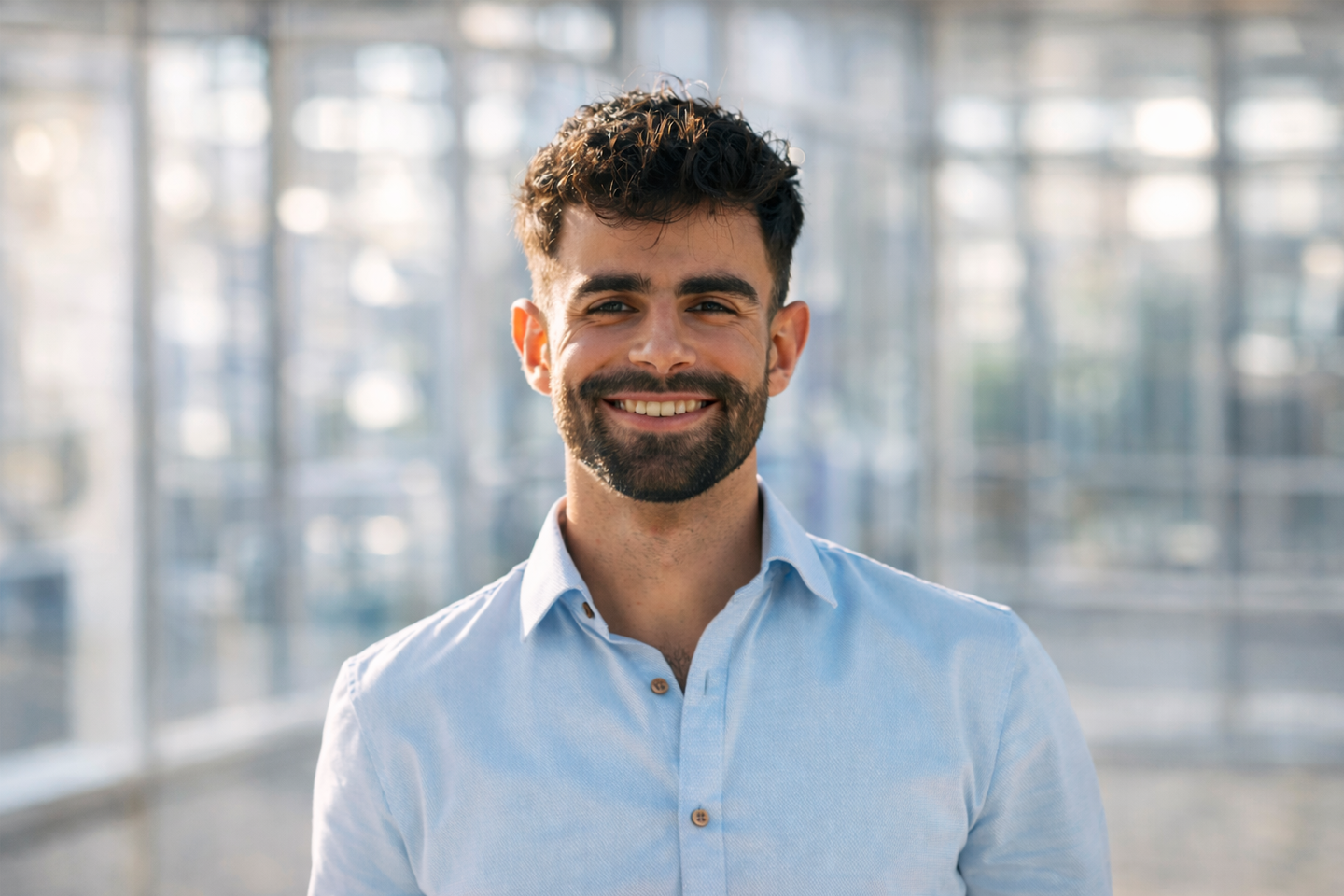 Portrait photo—if a link is provided, it leads to the person's website