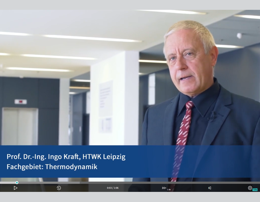 Prof. Ingo Kraft zum Studium, Image vom Video/Link führt zum Video