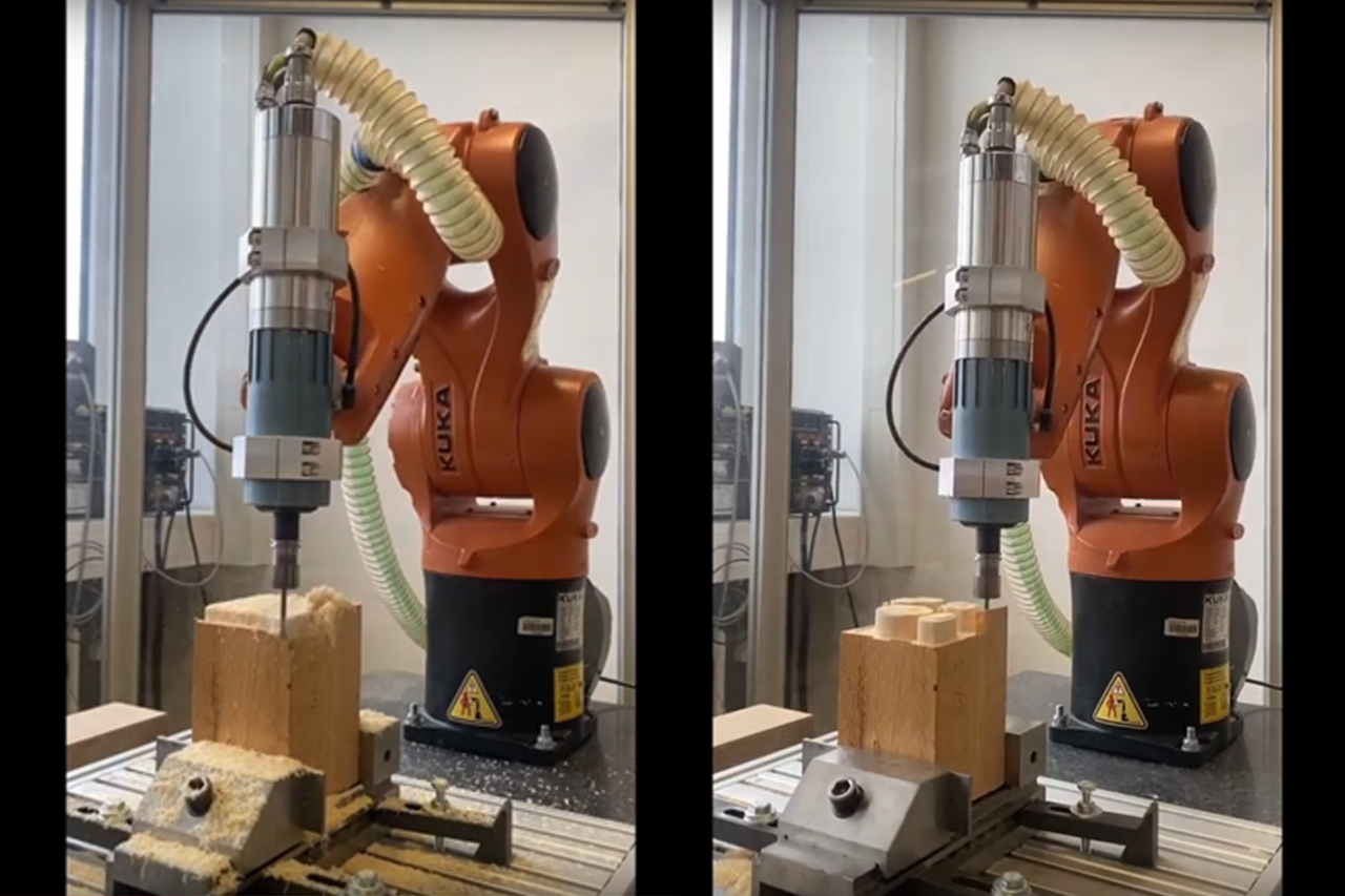Image vom Video Fräsroboter/Link führt zu Youtube-Video