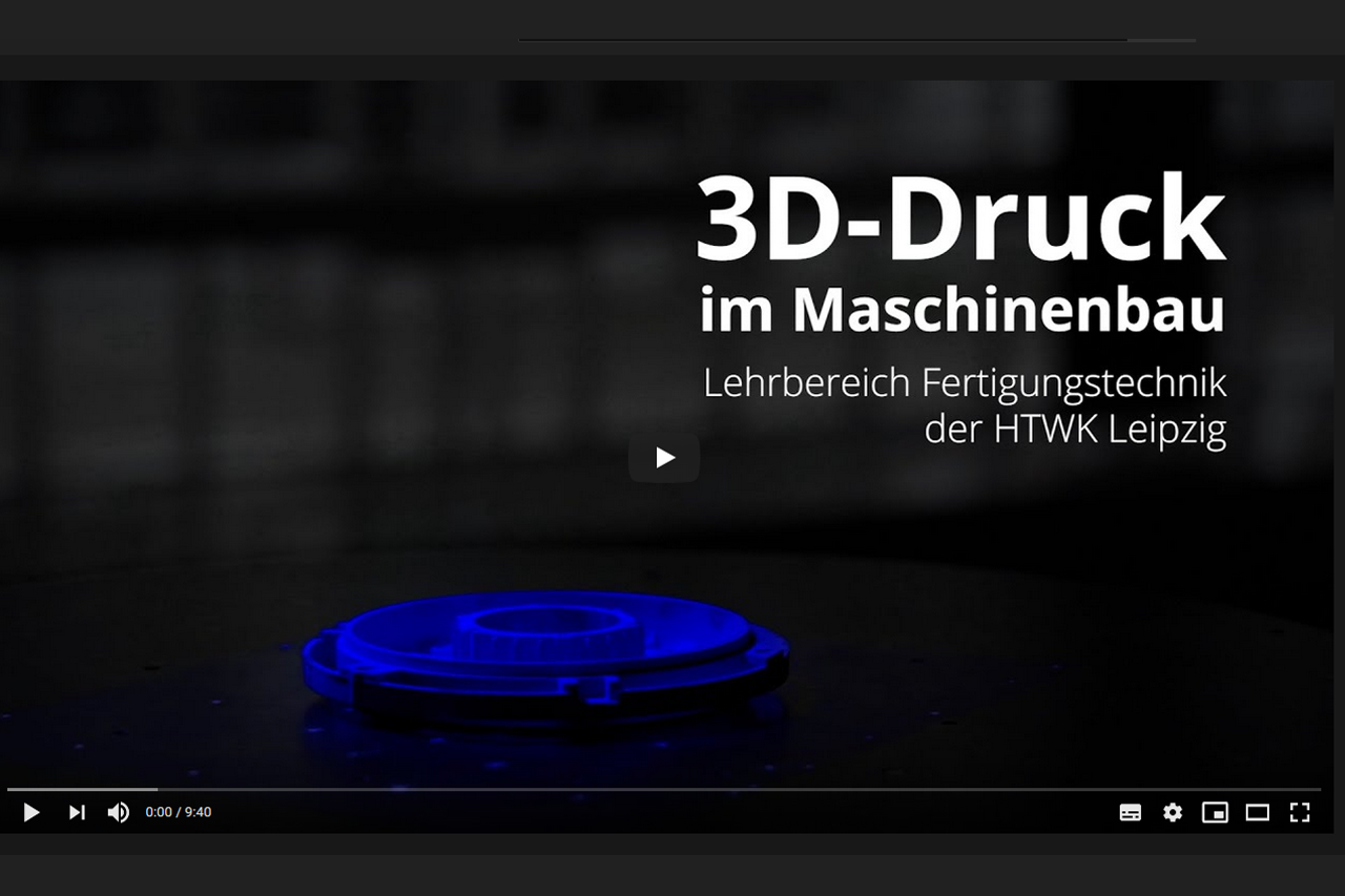 Screenshot Video 3D-Druck/Verlinkung führt zum Videobeitrag