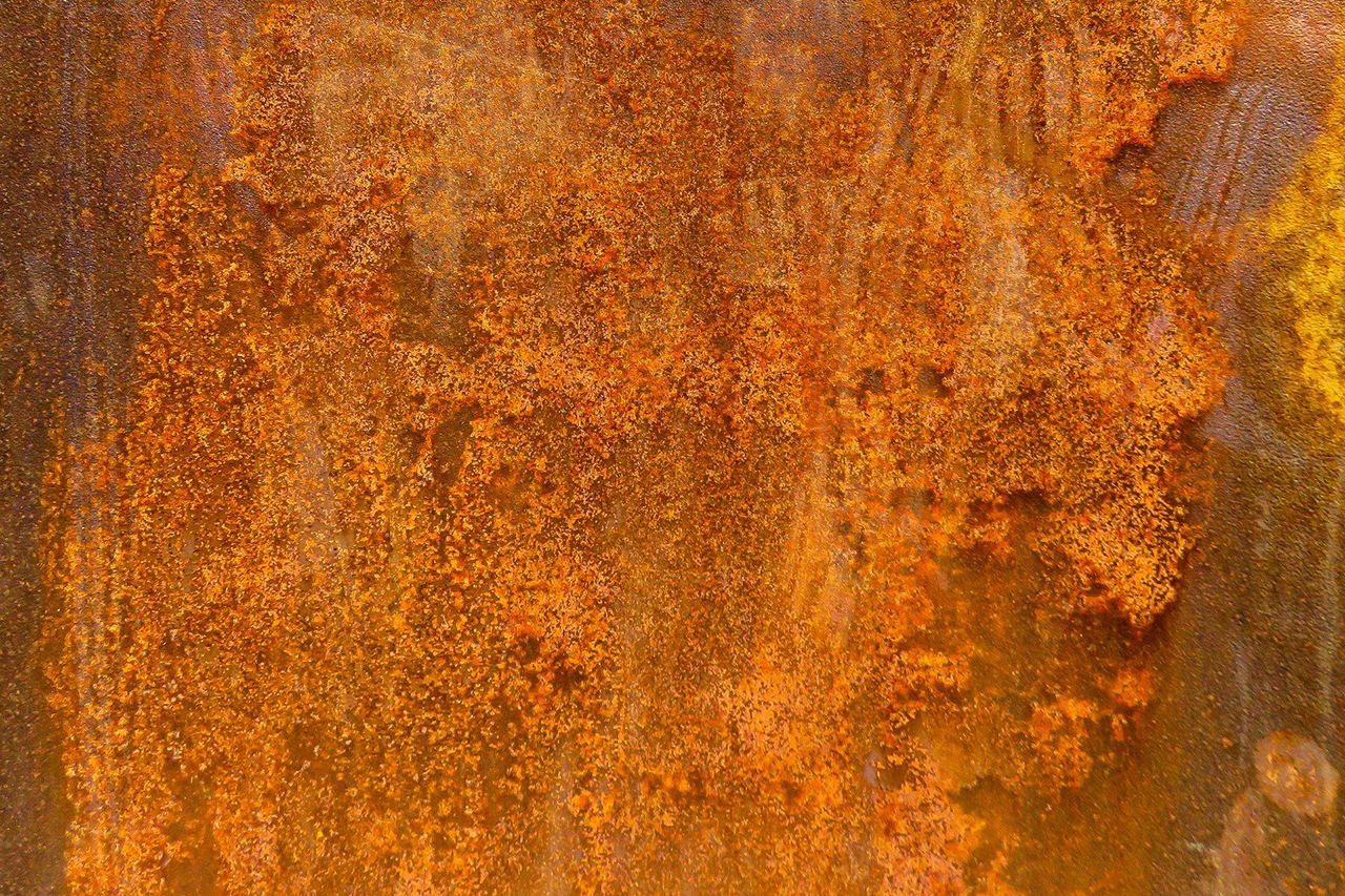 Foto von Rost, orangefarben/Verlinkung führt zur Projektwebsite