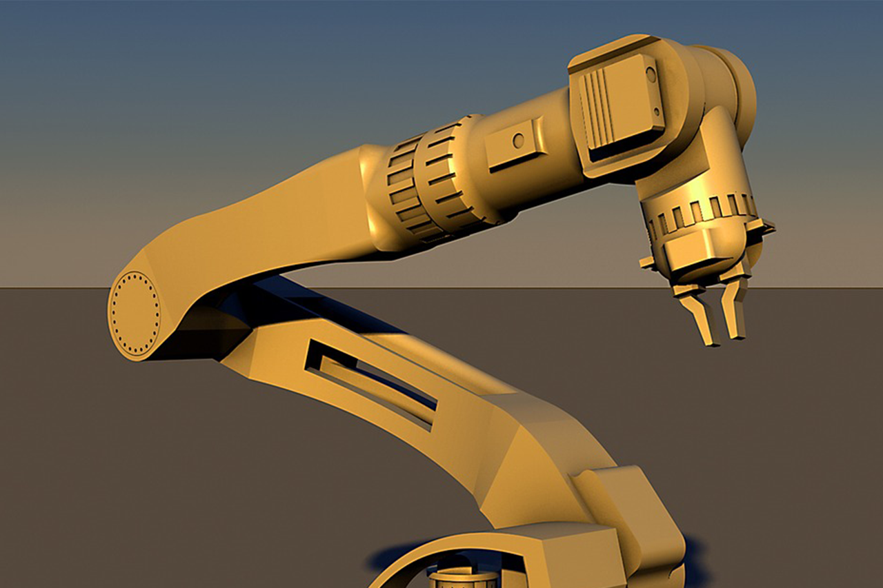 Arm of an industrial robot/If linked, the link leads to the project website