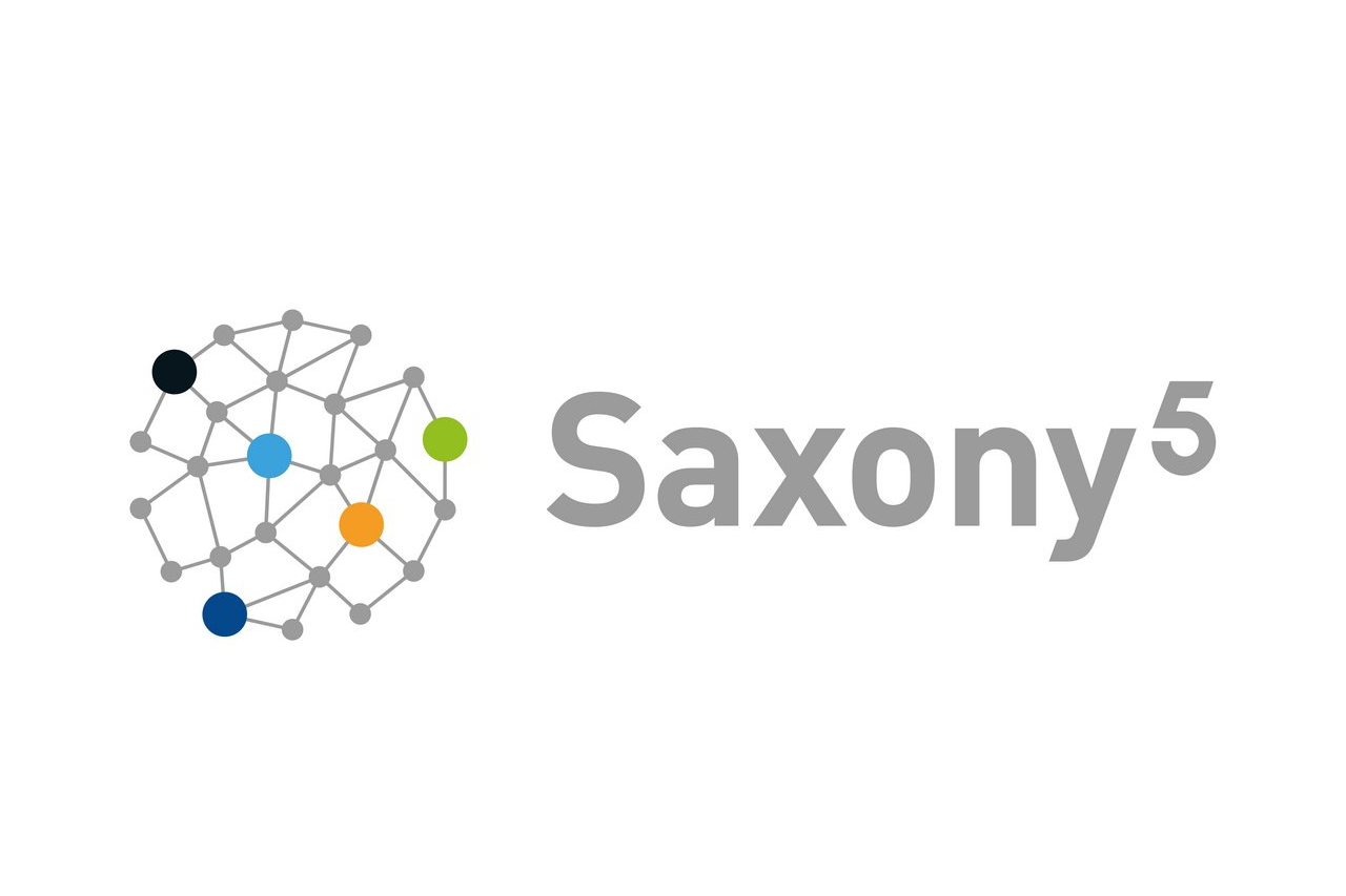 Saxony5 logo/Link to the company website