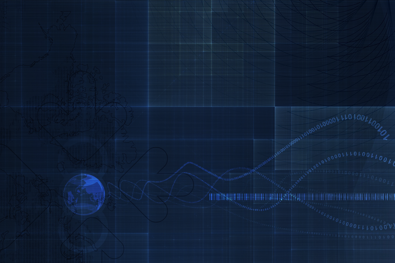 Dark image with diagrams and geometric shapes / Link leads to the project website