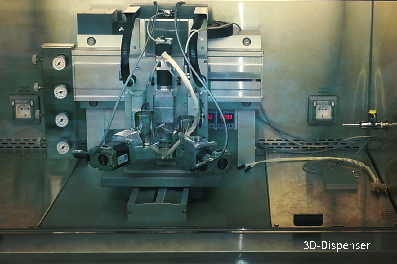 Photo of a 3D dispenser
