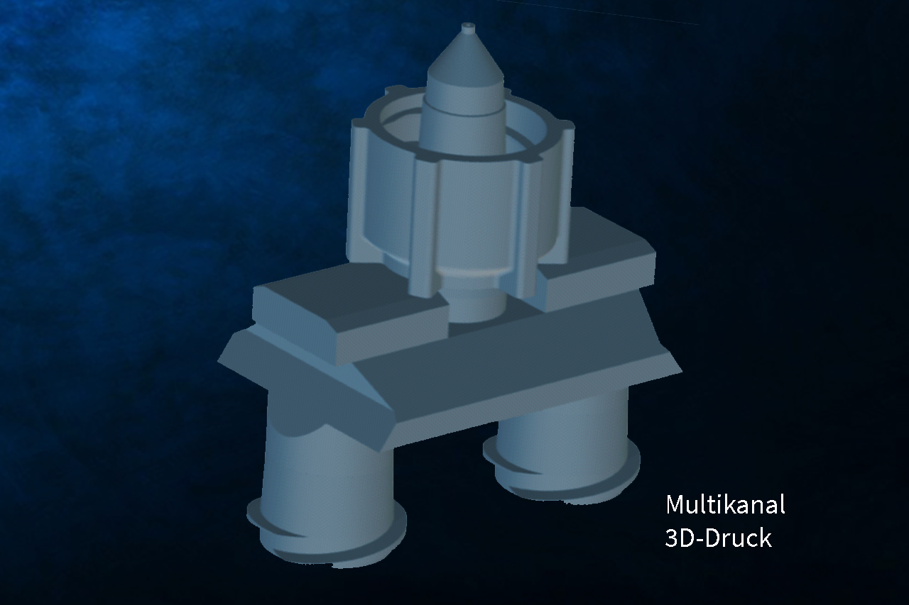 Model for a syringe for 3D printers