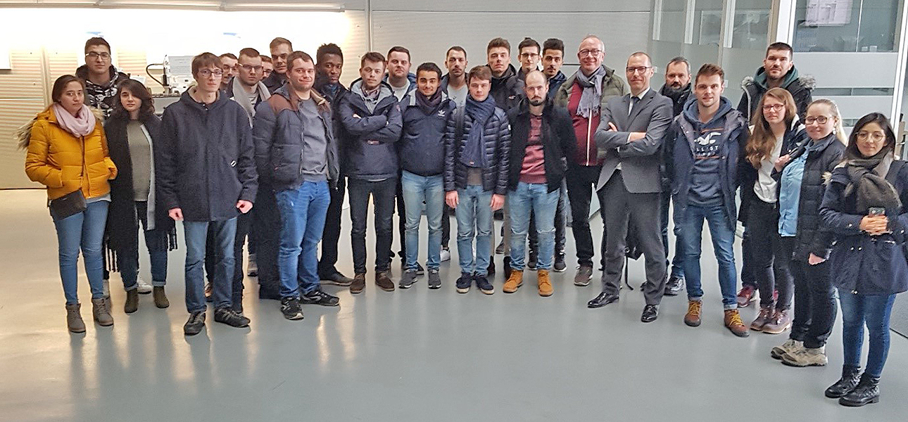 Gruppenfoto mit Studierenden aus Frankreich